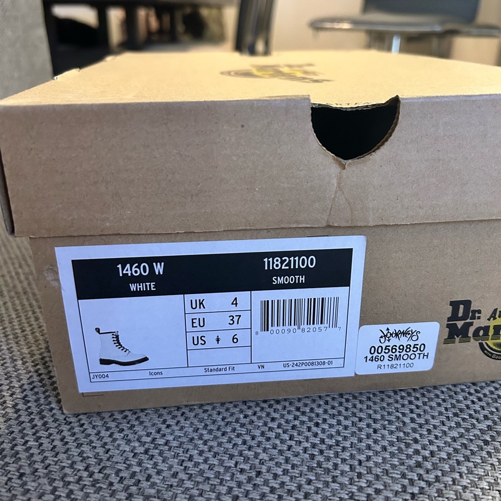White doc Marten boots. Originally paid $140 for them.